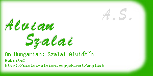 alvian szalai business card